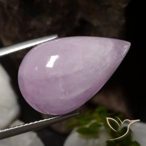 Kunzite Rose moyen-léger naturelle En forme de poire, 18.29 ct, Translucide