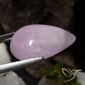 Kunzite Rose moyen-léger naturelle En forme de poire, 18.29 ct, Translucide