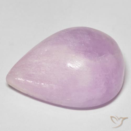 Kunzite Rose Pourpre naturelle En forme de poire, 35.03 ct, Translucide