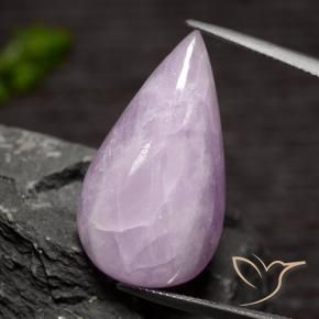 Kunzite Violet clair naturelle En forme de poire, 25.26 ct, Translucide