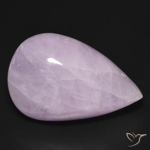 23.79ct Naturel Violet clair Kunzite, En forme de poire, Translucide