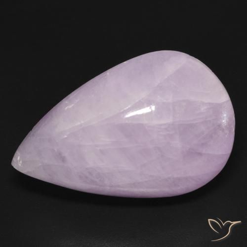 Kunzite Violet clair naturelle En forme de poire, 23.79 ct, Translucide