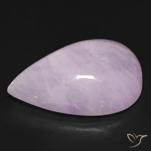 Kunzite Violet clair naturelle En forme de poire, 23.79 ct, Translucide