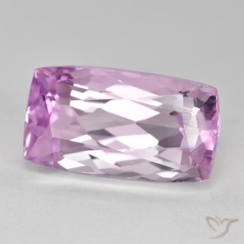 Kunzite Pourpre très clair naturelle Coussin, 10.49 ct, VS