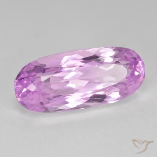 Kunzite Pourpre violet rosâtre naturelle ovale, 11.06 ct, VS