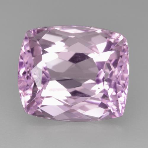 Kunzite Rose pourpre royal naturelle Coupe coussin, 11.60 ct, VS