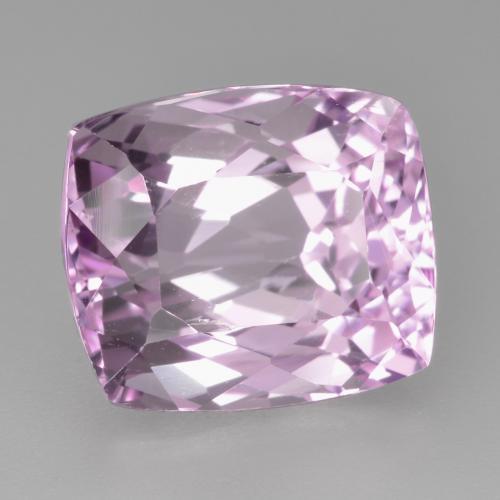 Kunzite Rose pourpre royal naturelle Coupe coussin, 11.60 ct, VS
