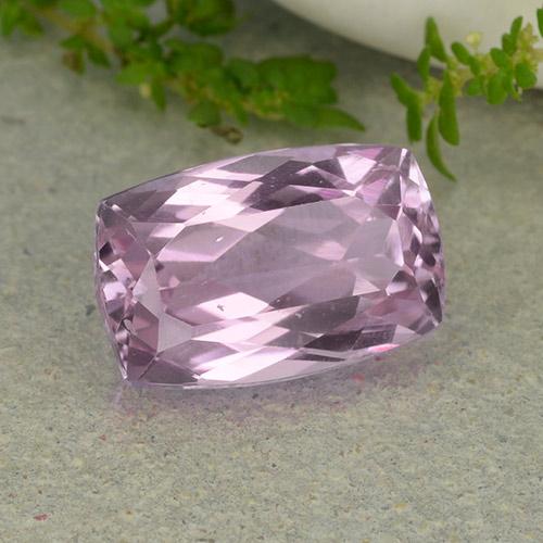 Kunzite rose naturelle coupe coussin, 7,54 ct, VS