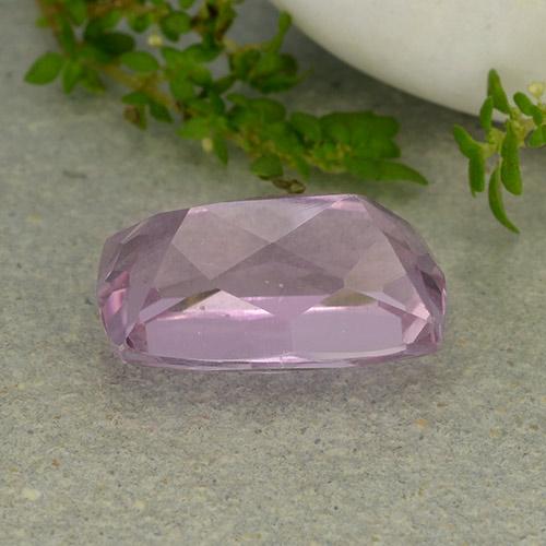 Kunzite rose naturelle coupe coussin, 7,54 ct, VS