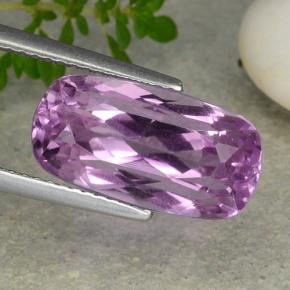 Kunzite rose naturelle coupe coussin, 8,48 ct, VVS-VS