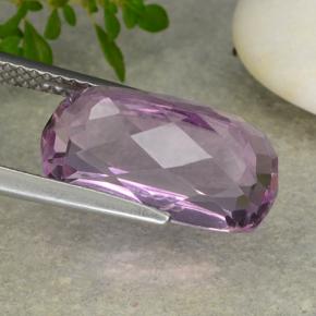 Kunzite rose naturelle coupe coussin, 8,48 ct, VVS-VS