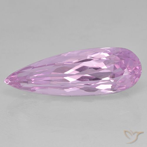 19.57ct Naturel Pourpre violet rosâtre léger Kunzite, En forme de poire, VVS-VS