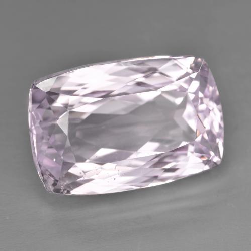 Kunzite rose naturelle coupe coussin, 19,54 ct, VS