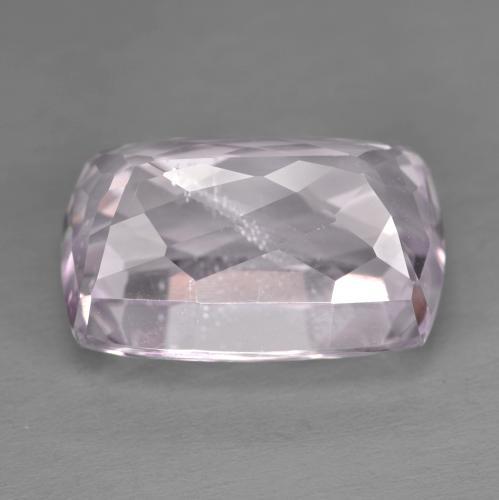 Kunzite rose naturelle coupe coussin, 19,54 ct, VS