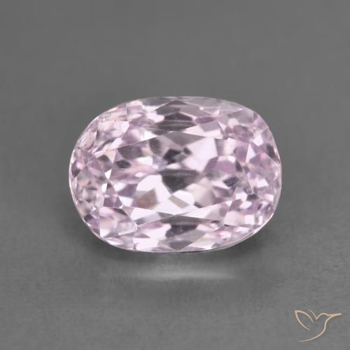 3.38ct Naturel Rose moyen Kunzite, ovale, VS