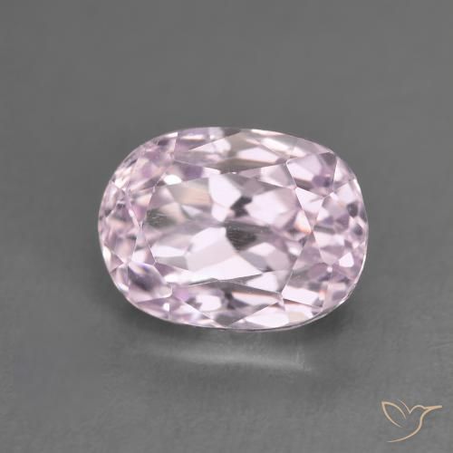 Kunzite Rose moyen naturelle ovale, 3.38 ct, VS