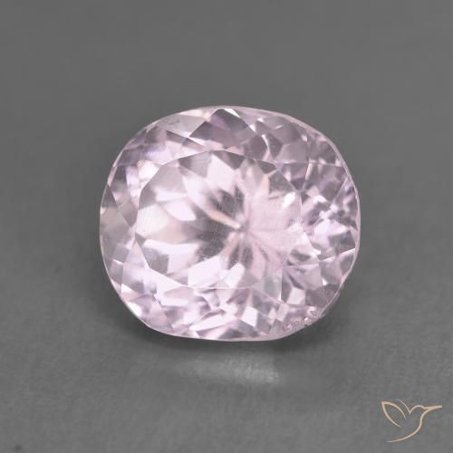 Kunzite Rose très clair naturelle Coussin, 3.30 ct, VS-SI