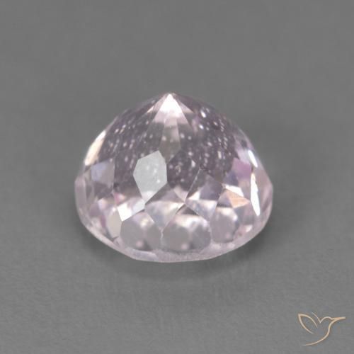 Kunzite Rose pourpre très clair naturelle ovale, 2.56 ct, VS