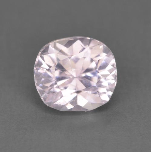 Kunzite rose naturelle coupe coussin, 1,33 ct, VS