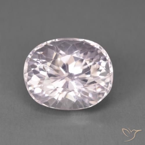 3.80ct Naturel Blanc rose violacé Kunzite, ovale, Opaque