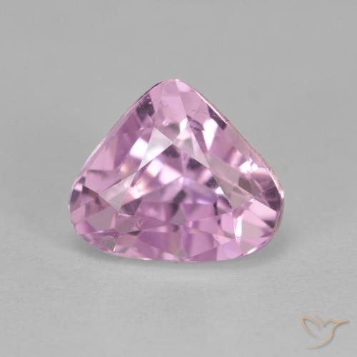 3.78ct Naturel Pourpre violet rosâtre Kunzite, En forme de poire, VS