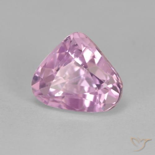 Kunzite Pourpre violet rosâtre naturelle En forme de poire, 3.78 ct, VS