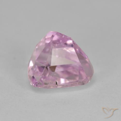 Kunzite Pourpre violet rosâtre naturelle En forme de poire, 3.78 ct, VS