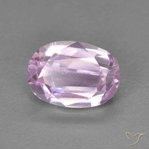 3.60ct Naturel Rose pourpre léger Kunzite, ovale, VVS