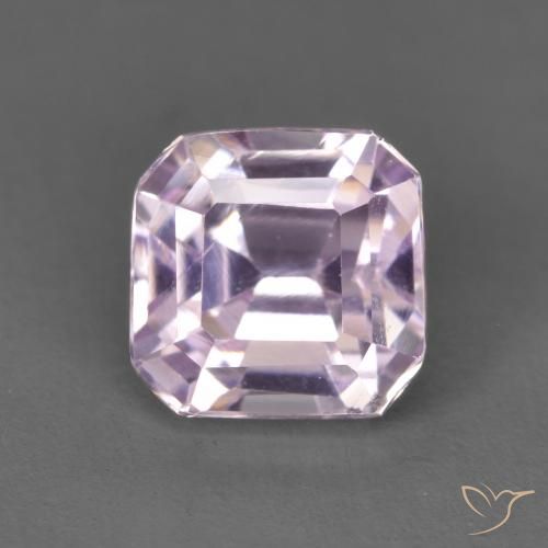 1.83ct Naturel Lilas léger Kunzite, Taille émeraude, VVS