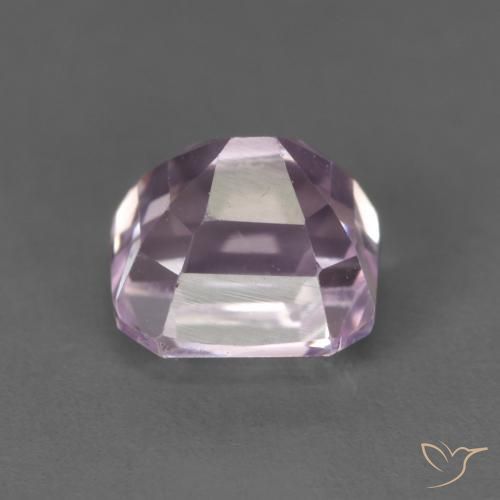 Kunzite Lilas léger naturelle Octogone / coupe Émeraude, 1.83 ct, VVS