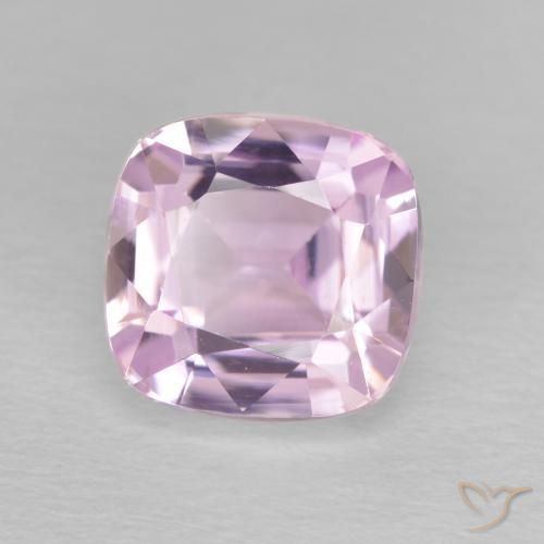 Kunzite Lilas léger naturelle Coussin, 3.39 ct, VVS-VS