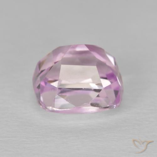 Kunzite Lilas léger naturelle Coussin, 3.39 ct, VVS-VS