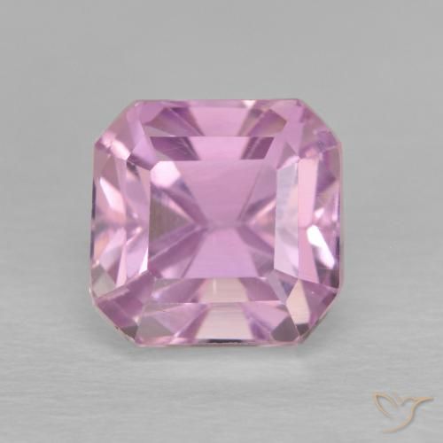 3.30ct Naturel Violet clair Kunzite, Taille émeraude, VVS-VS