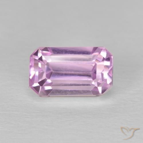 2.81ct Naturel Pourpre rose Kunzite, Taille émeraude, VVS