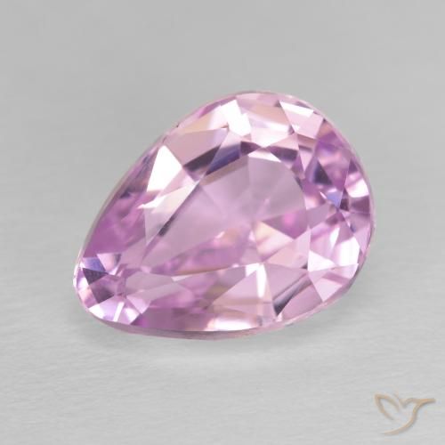 7.36ct Naturel Lilas Kunzite, En forme de poire, VVS