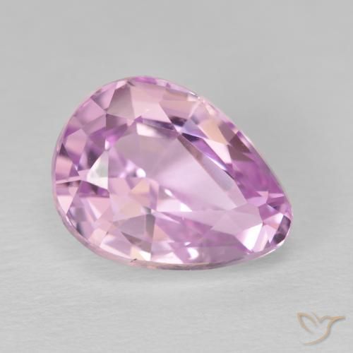 Kunzite Lilas naturelle En forme de poire, 7.36 ct, VVS