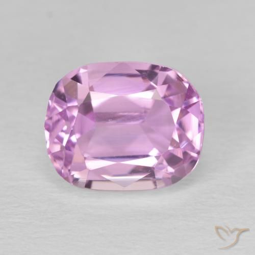 3.74ct Naturel Pourpre violet rosâtre Kunzite, Coussin, VVS
