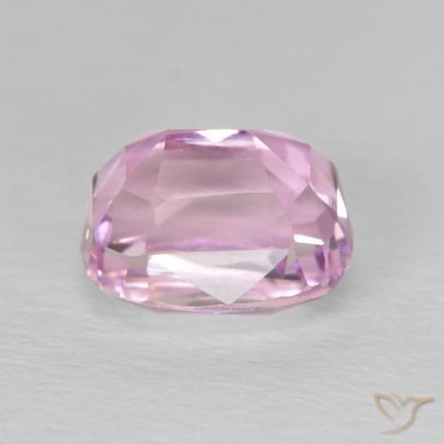 Kunzite Pourpre violet rosâtre naturelle Coussin, 3.74 ct, VVS