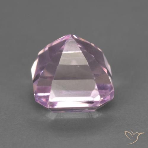 Kunzite Pourpre violet rosâtre léger naturelle Octogone / coupe Émeraude, 2.66 ct, VVS-VS