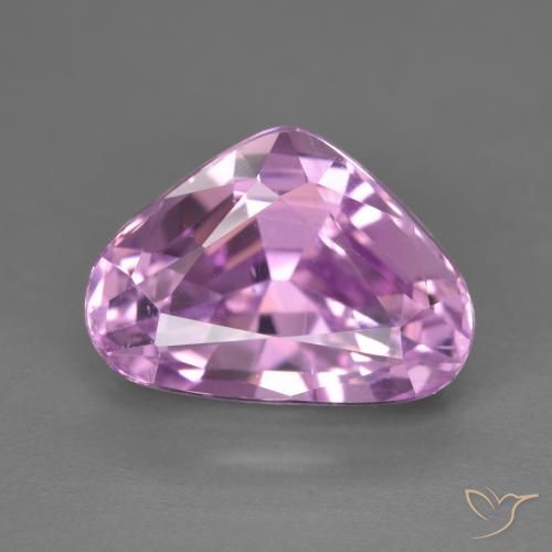 9.68ct Naturel Pourpre moyen Kunzite, En forme de poire, VVS-VS