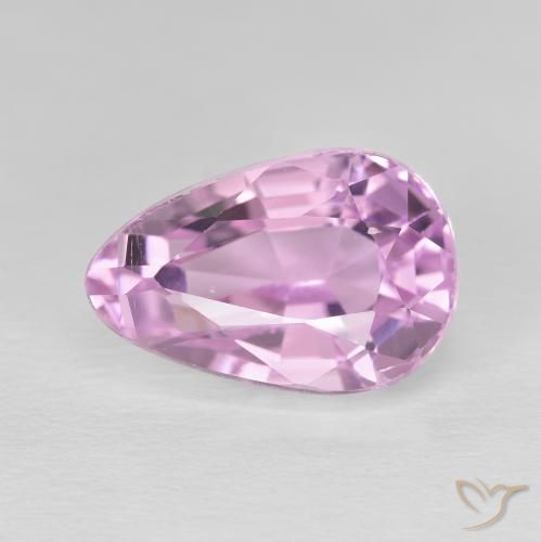 10.13ct Naturel Pourpre moyen Kunzite, En forme de poire, VVS-VS