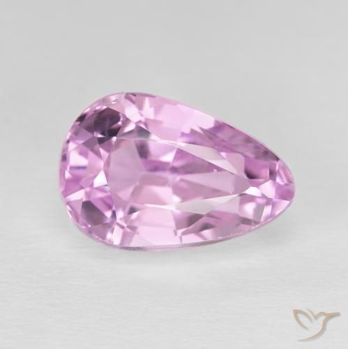 Kunzite Pourpre moyen naturelle En forme de poire, 10.13 ct, VVS-VS