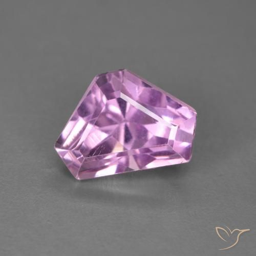 2.23ct Naturel Pourpre violet rosâtre Kunzite, Fantaisie, VVS