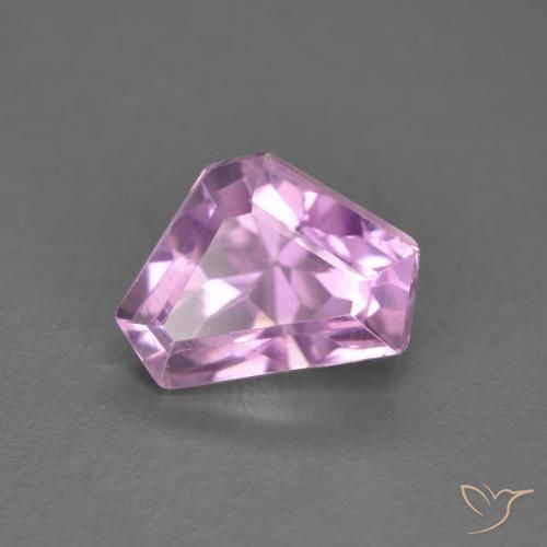 Kunzite Pourpre violet rosâtre naturelle Fantaisie, 2.23 ct, VVS