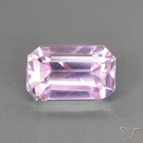 1.71ct Naturel Violet clair Kunzite, Taille émeraude, VVS