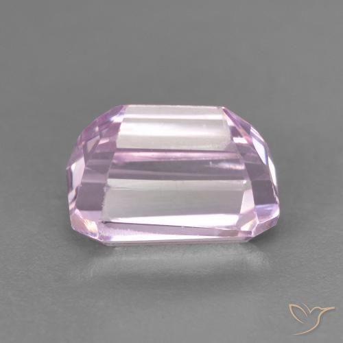 Kunzite Violet clair naturelle Octogone / coupe Émeraude, 1.71 ct, VVS