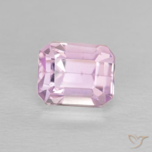 2.01ct Naturel Rose pourpre léger Kunzite, Taille émeraude, VS