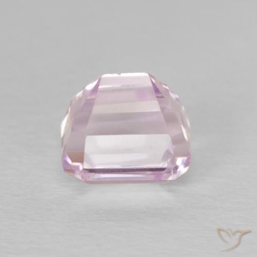 Kunzite Rose pourpre léger naturelle Octogone / coupe Émeraude, 2.01 ct, VS
