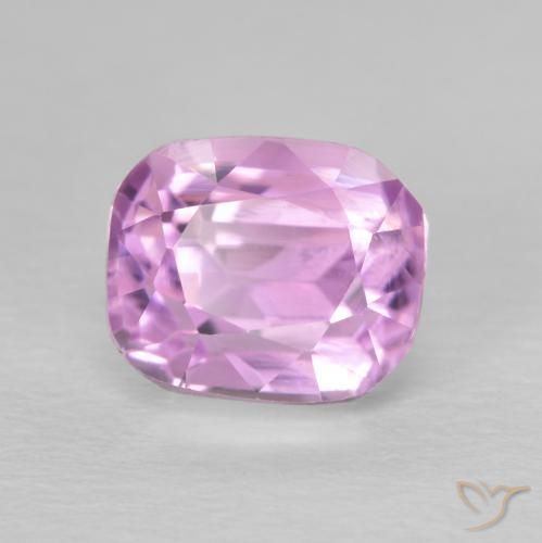 Kunzite Pourpre moyen naturelle Coussin, 3.47 ct, VS