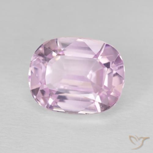 Kunzite Rose pourpre léger naturelle ovale, 5.32 ct, VS